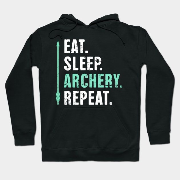 Funny Archery / Bow And Arrow Saying Hoodie by MeatMan